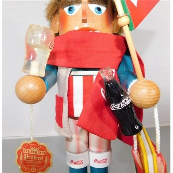 7/1297 Vintage Original Steinbach Coca Cola Collection Fan 1998 Nutcracker /// M - Picture 4 of 9